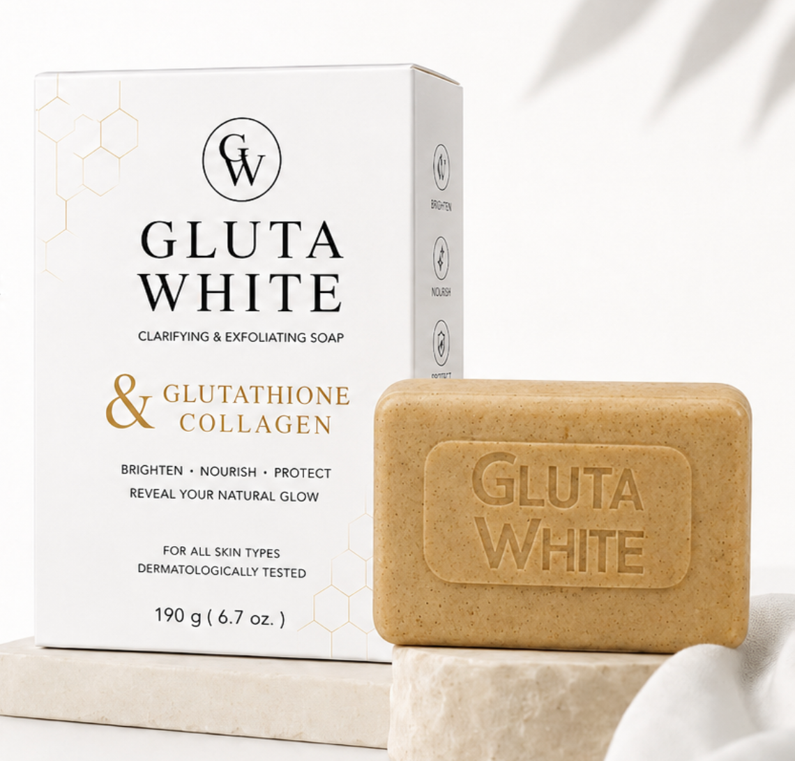 Gluta White Clarifying & Exfoliating Soap 190g | Premium Packaging