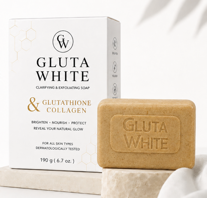 Gluta White Clarifying & Exfoliating Soap 190g | Premium Packaging