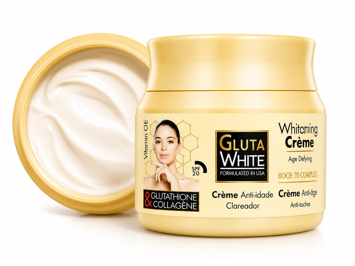 Gluta White Whitening Cream 125ml – Night Face & Neck Brightening Care