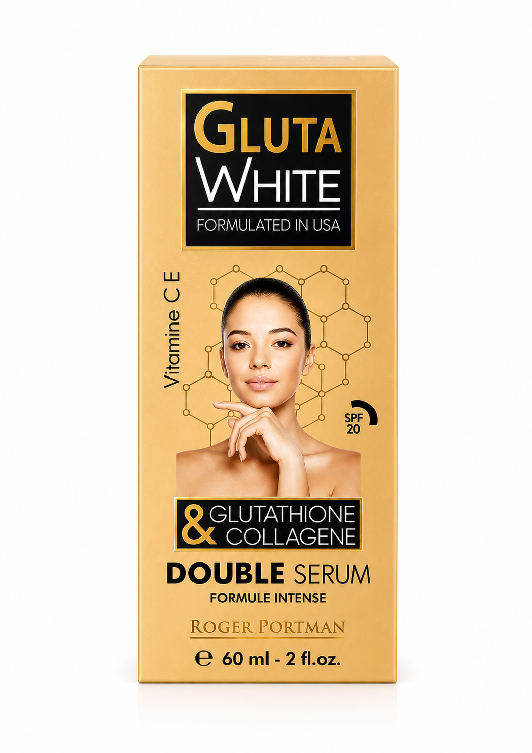 Gluta White Double Serum 60ml – Night Face & Neck Brightening Care