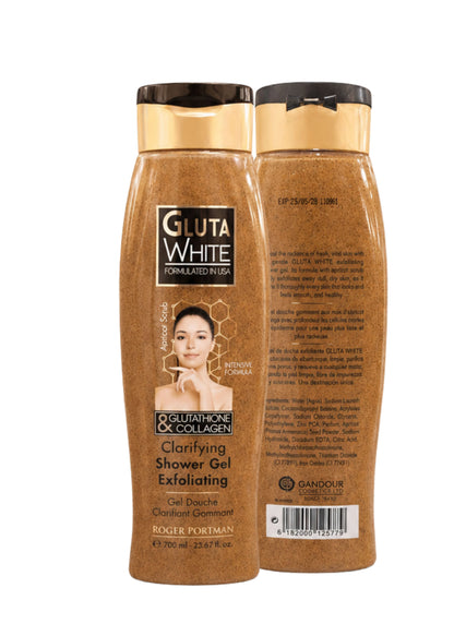 Gluta White Clarifying Shower Gel 750ml – Glutathione & Collagen Body Wash