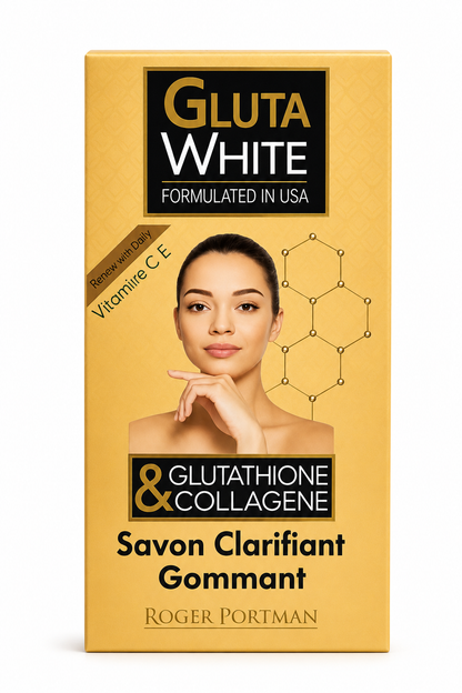 Gluta White Clarifying Exfoliating Soap 190g – Glutathione & Collagen Brightening Care